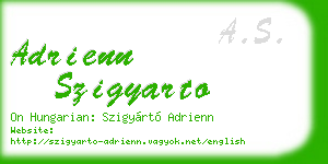 adrienn szigyarto business card