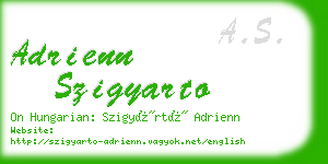 adrienn szigyarto business card